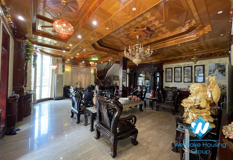 Corner 5 beds house for rent in Ciputra, Tay Ho